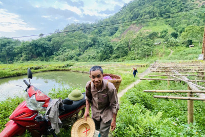 Câu truyện Hành trình trồng bí xanh thơm của HTX Địa Linh